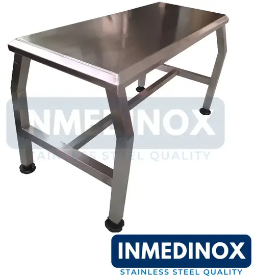 Banqueta en acero inoxidable