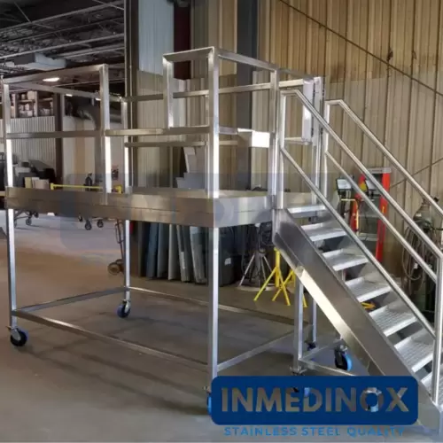 Plataforma en acero inoxidable