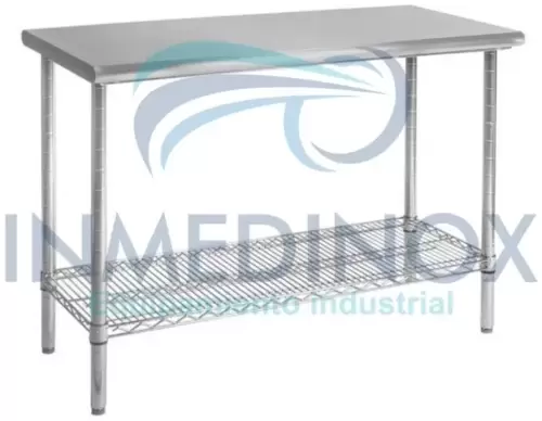 Mesa en acero inoxidable modular marca TRINITY
