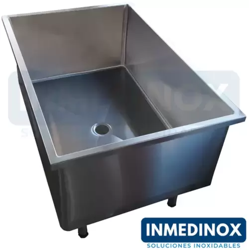 Tina industrial en acero inoxidable