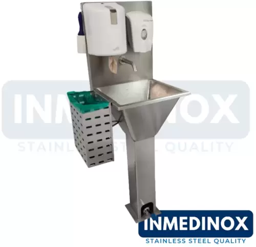 Imagen de Lavamanos de pedal en acero inoxidable