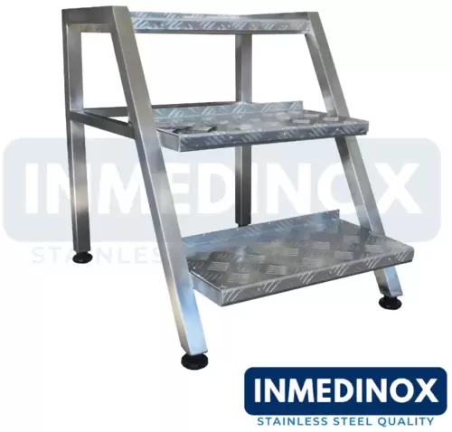 Escalerilla en acero inoxidable